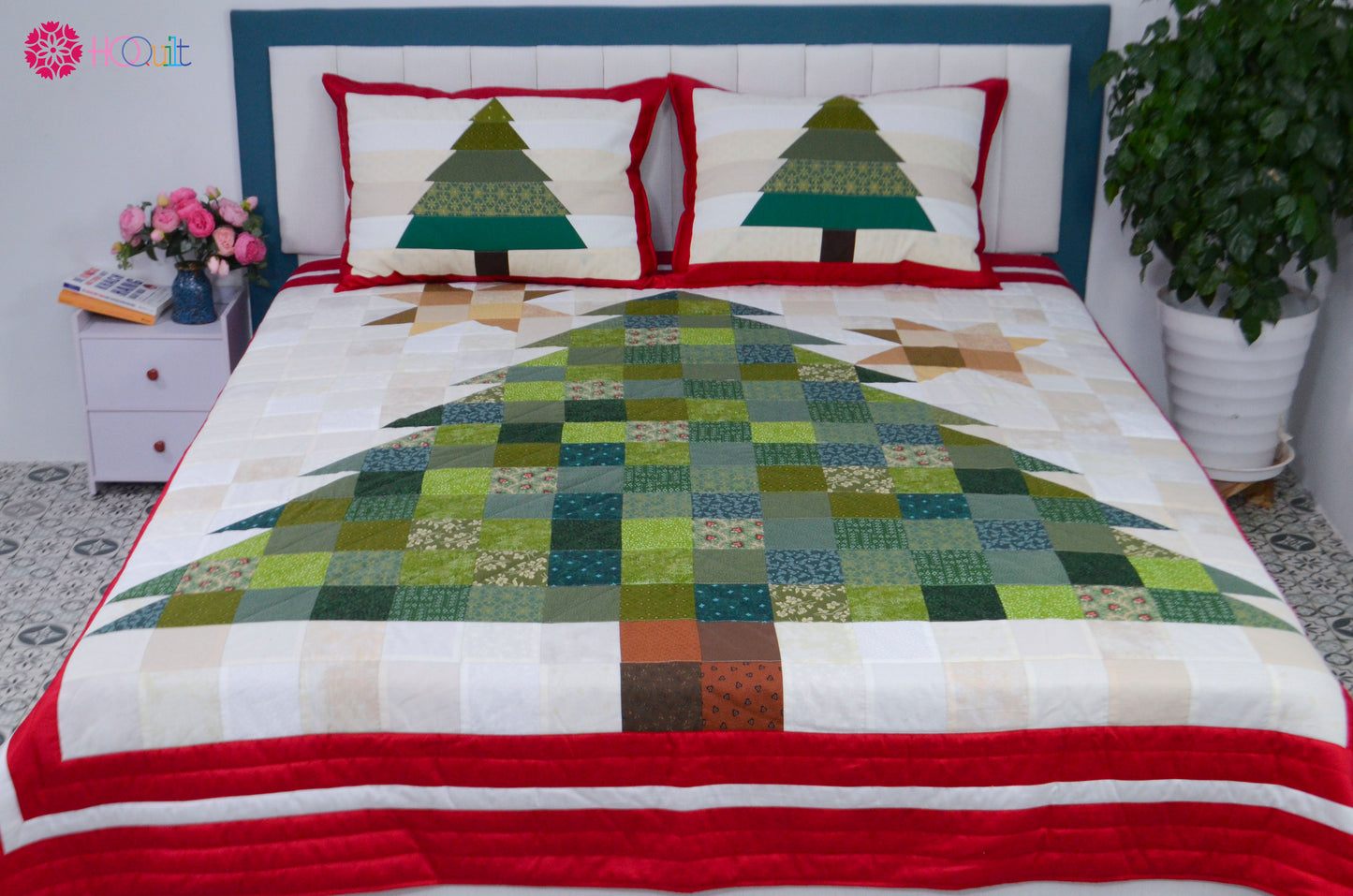 Christmas Tree Quilt Blanket