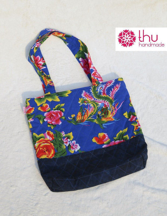 Handmade Tote Bag with Phoenix