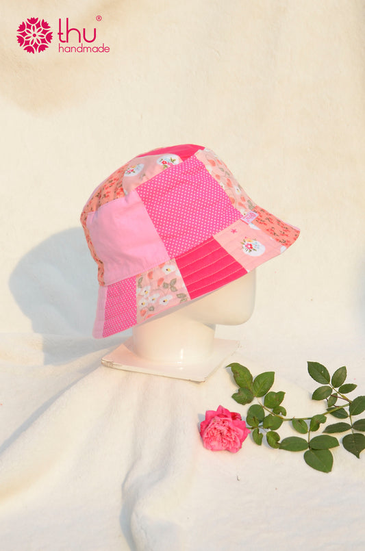 Square Patchwork Bucket Hat