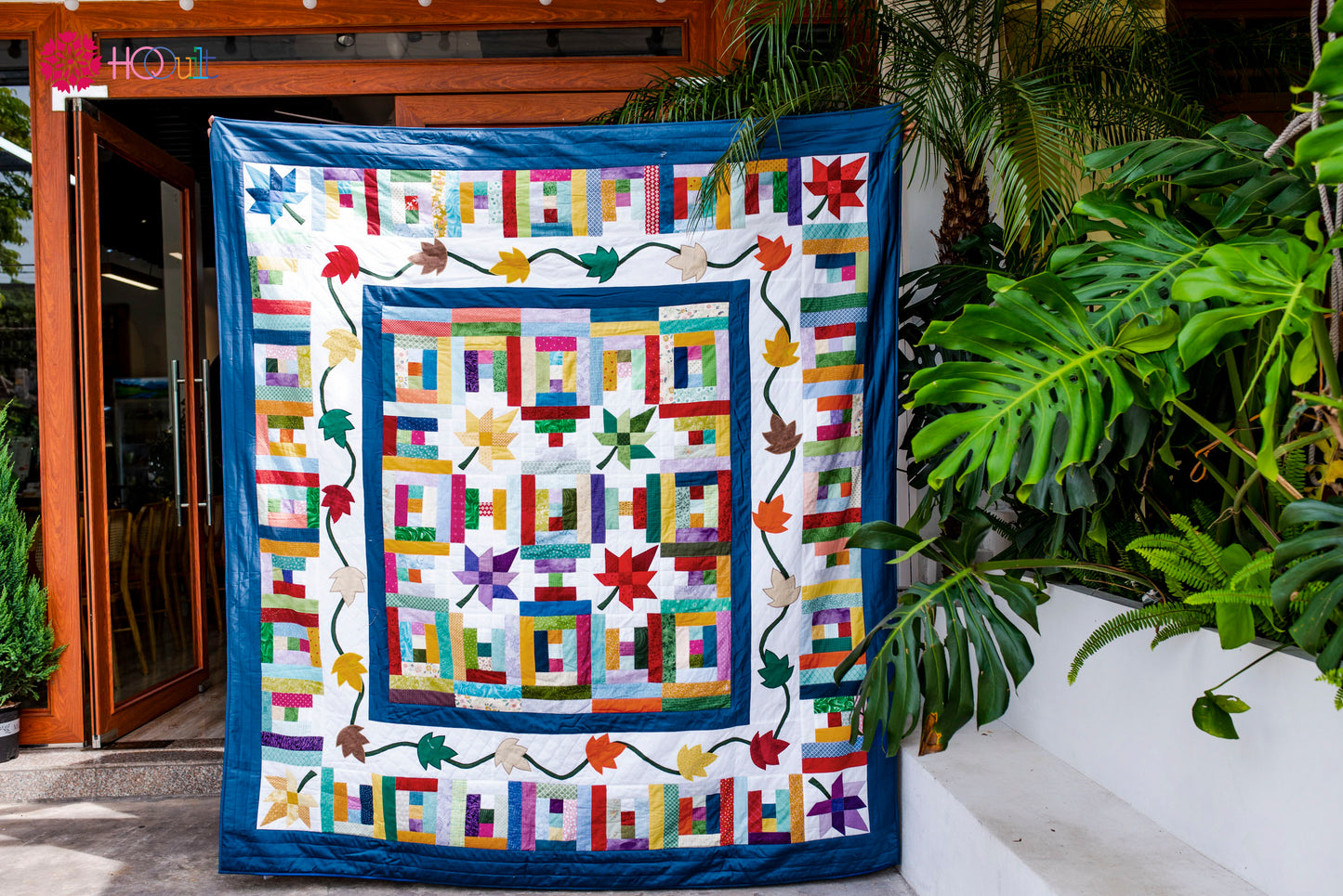 Maple Leaf Quilt Blanket